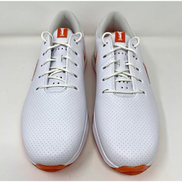 Nike Air Zoom Victory Tour 3 Golf Shoes White Orange Men's Size 6 FQ3273-102 - Picture 4 of 10